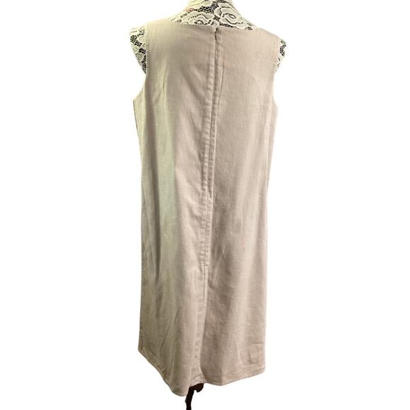 Vintage Disney Winnie the Pooh sleeveless shift dress M light brown - Picture 2 of 7